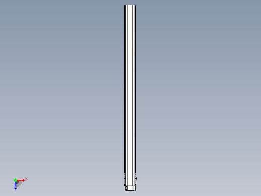 皮带直线轴半封闭可选导轨TPA-HNB-202D-140-L2950-RP-C-P75-N3俯视缩略图