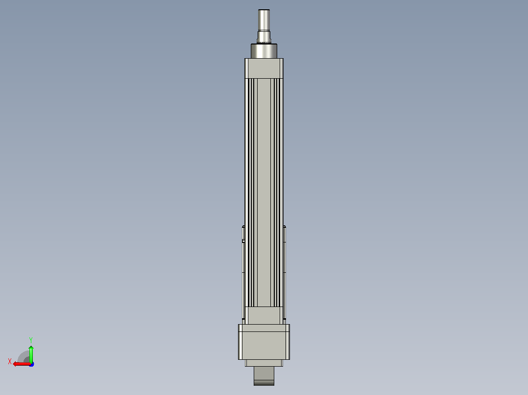 轻载电动缸TPA-ESR40-1210C-L200-MR-CA-W-P40-C3后视图