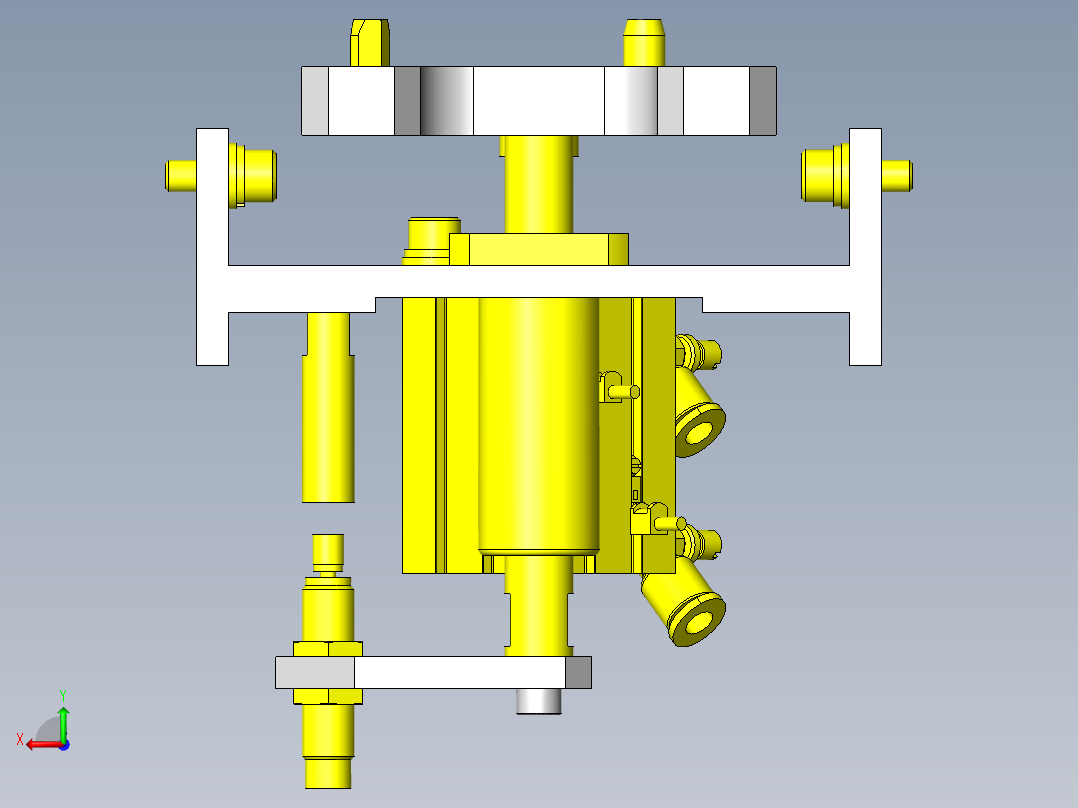 托盘制动器&定位后视图