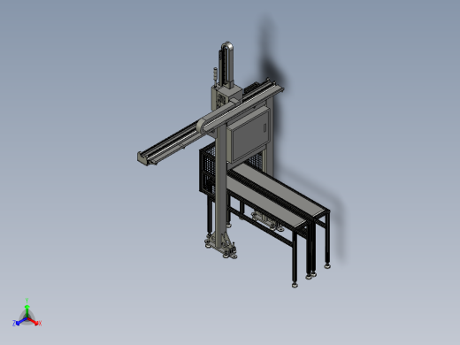 单悬臂桁架机械手装配体