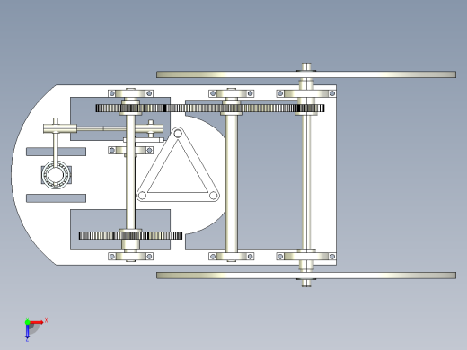 无碳小车俯视缩略图