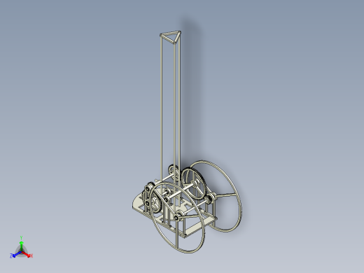 无碳小车正等轴测缩略图