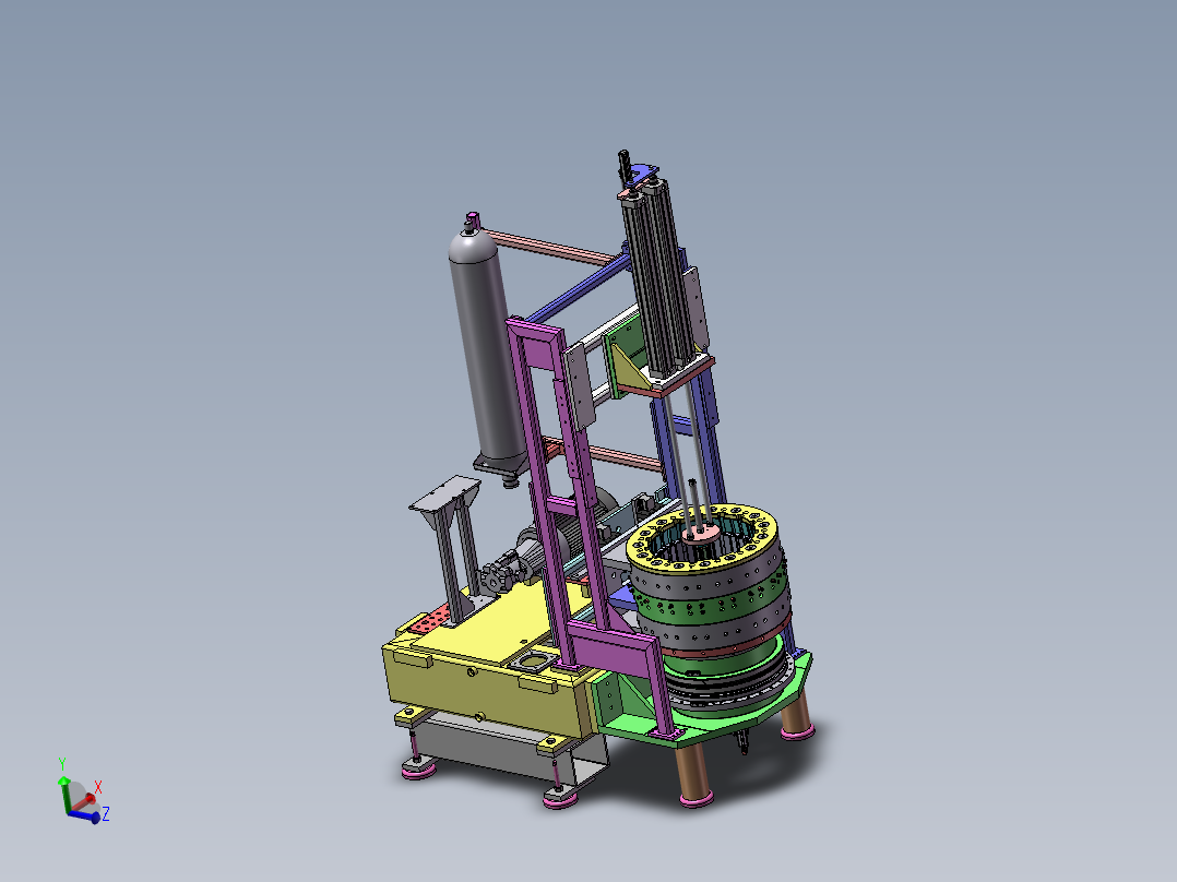 电机非标组装机SW档