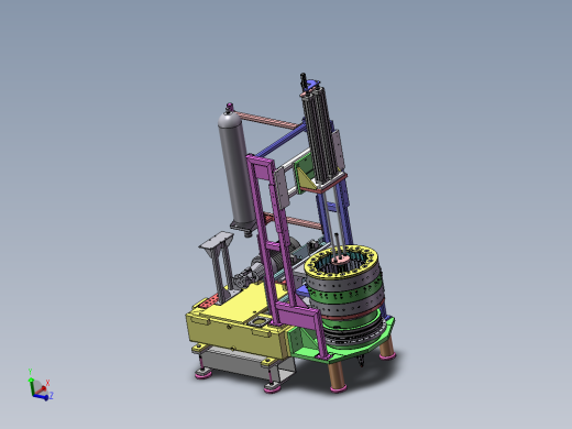 电机非标组装机SW档