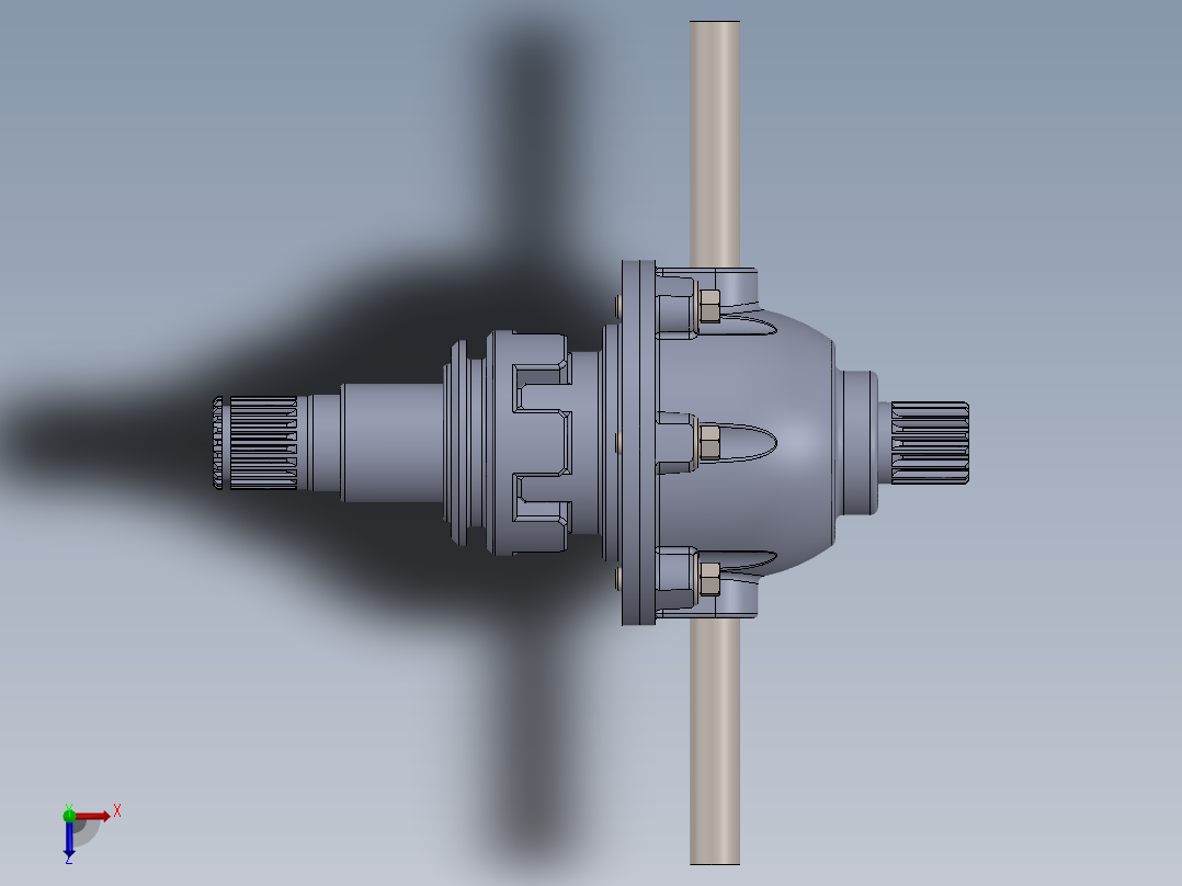 差速器（SW2015俯视图