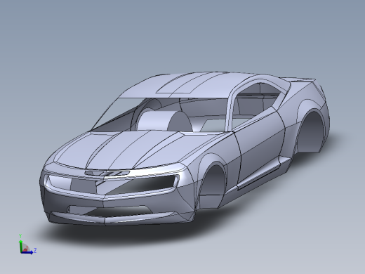 solidworks 雪佛兰Camaro