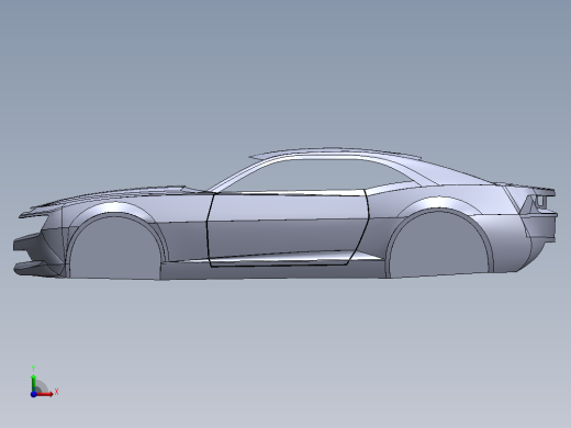 solidworks 雪佛兰Camaro前视缩略图