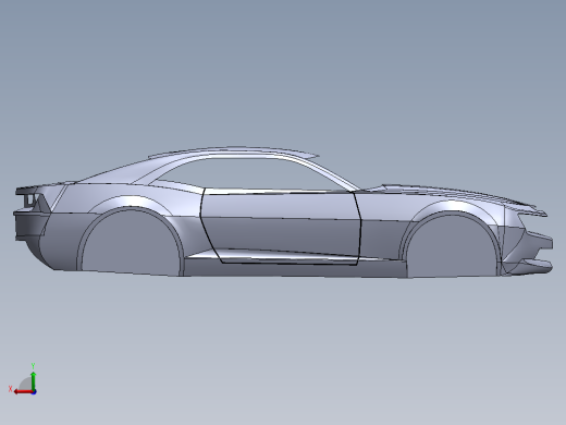 solidworks 雪佛兰Camaro后视缩略图