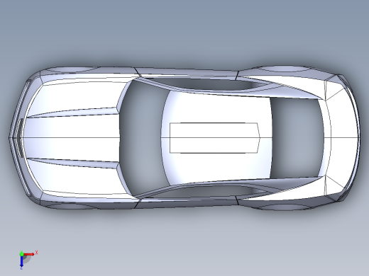 solidworks 雪佛兰Camaro俯视缩略图