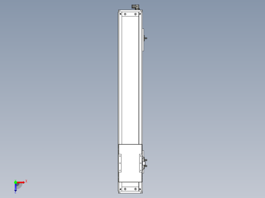 Toyo东佑达直线模组-ECH10-550-BM-100W+煞車俯视缩略图