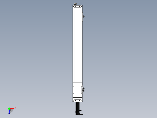 Toyo东佑达直线模组-ECH12-800-BC-100W+煞車俯视缩略图