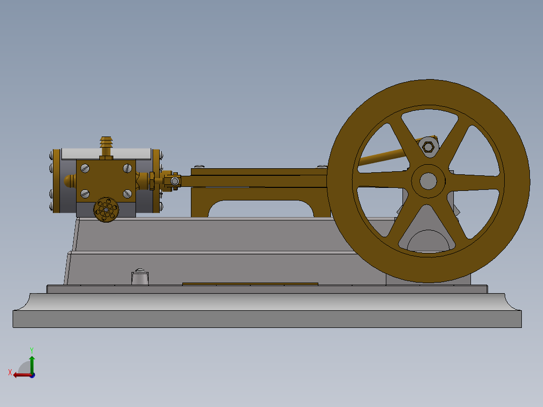 175 果汁压榨机后视图