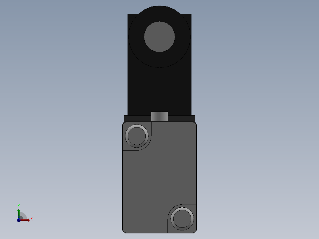 2联装阀模块前视图