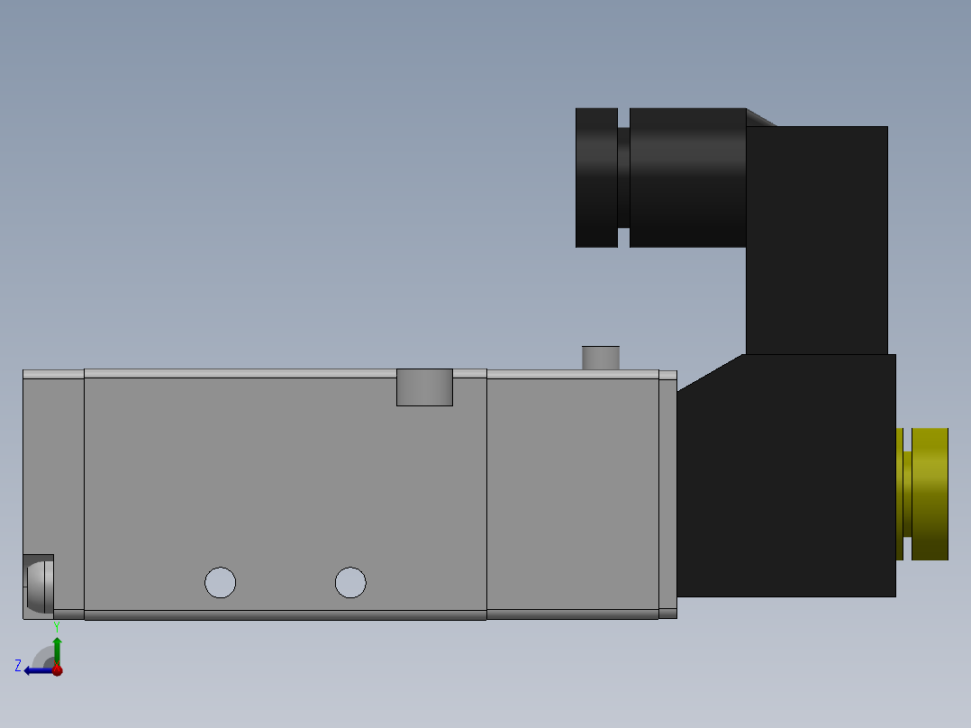 2联装阀模块右视图