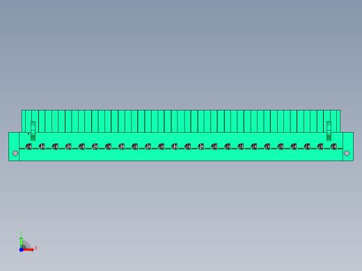 DEGSON 2EDG（M） 系列 5.0mm 螺丝锁紧可插拔接线端子组-2EDGAM-5.0-24P-14-00AH前视缩略图