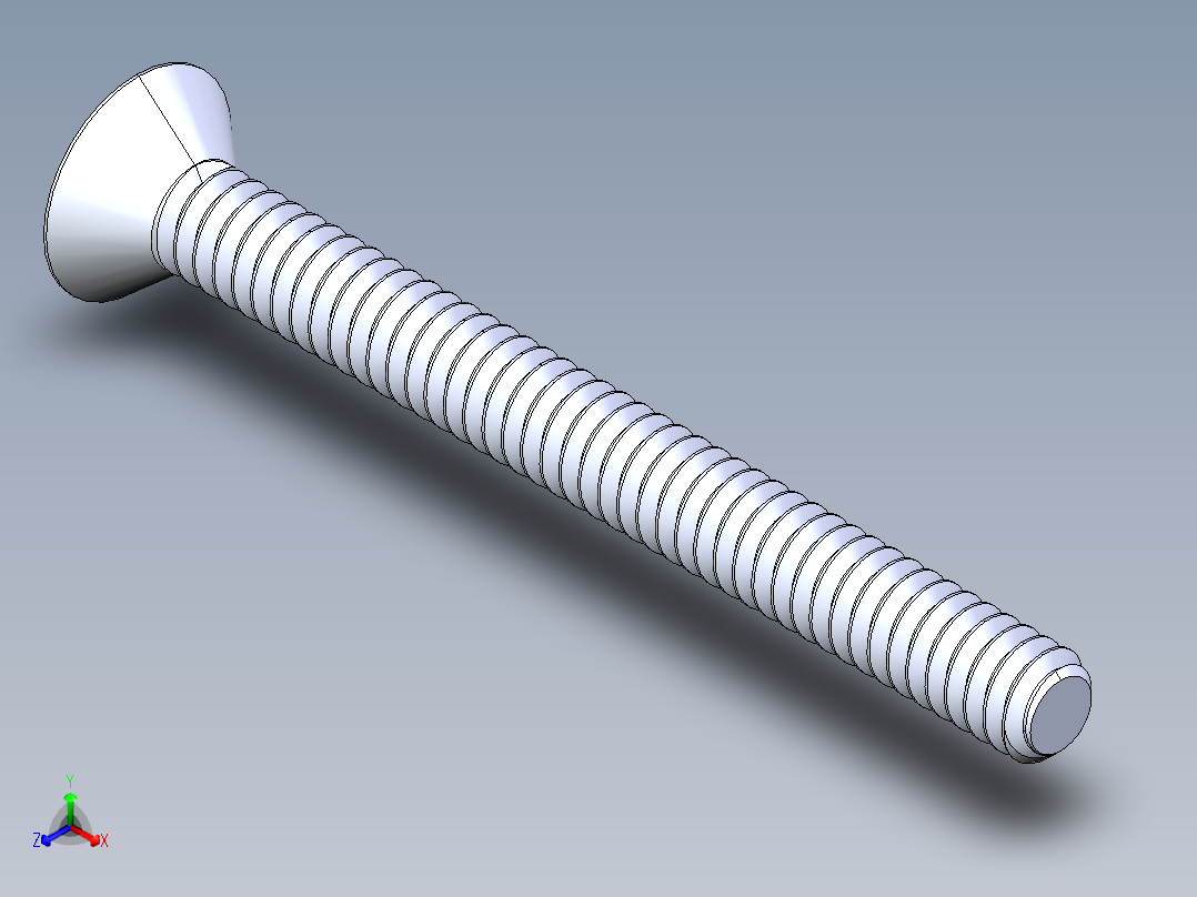 锥形内六角头螺钉-FHCS 10-24 x 2.000