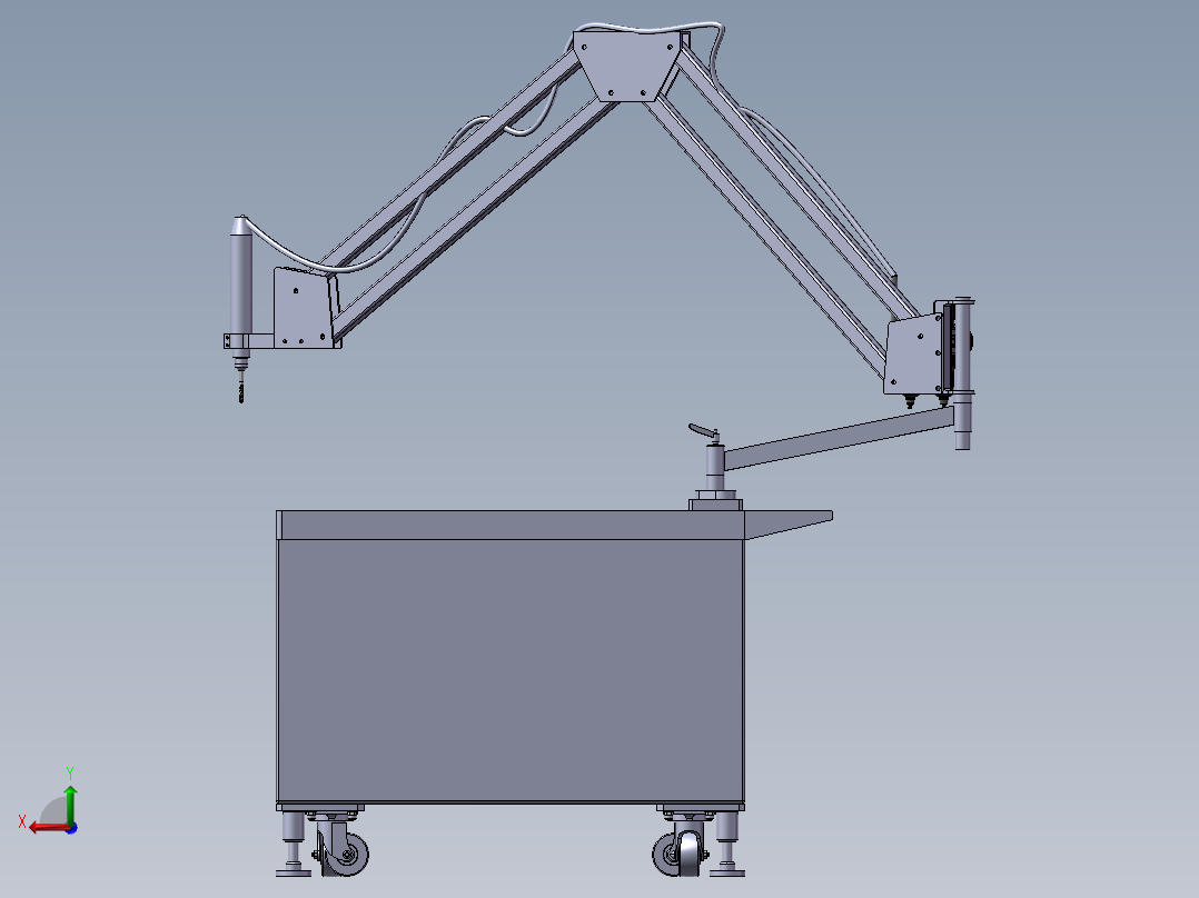 179数控空气攻丝机床后视图