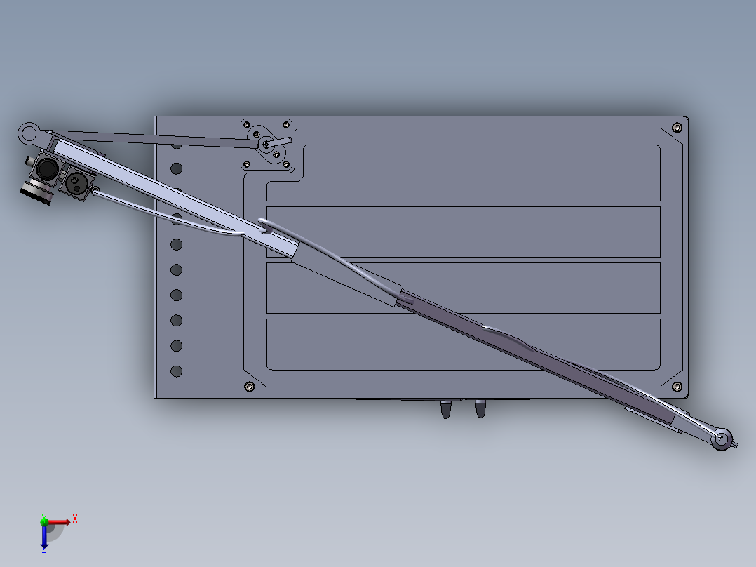 179数控空气攻丝机床俯视图