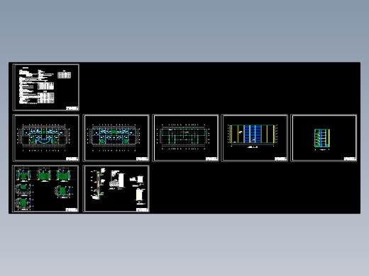 【6层】4465.00平米框架行政办公楼毕业设计（含计算书，建筑结构图）