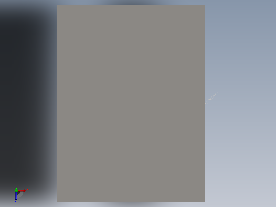 hvac vertical corner俯视图