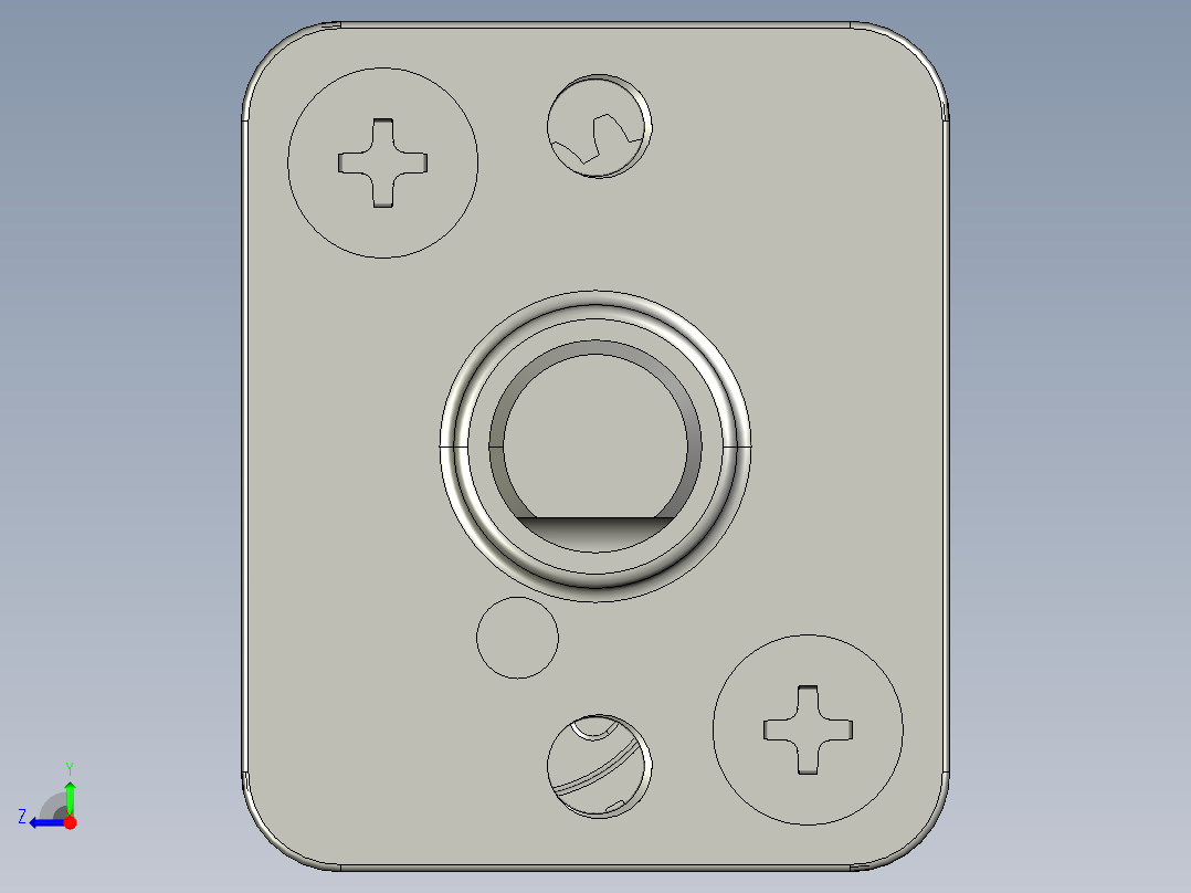 齿轮马达右视图