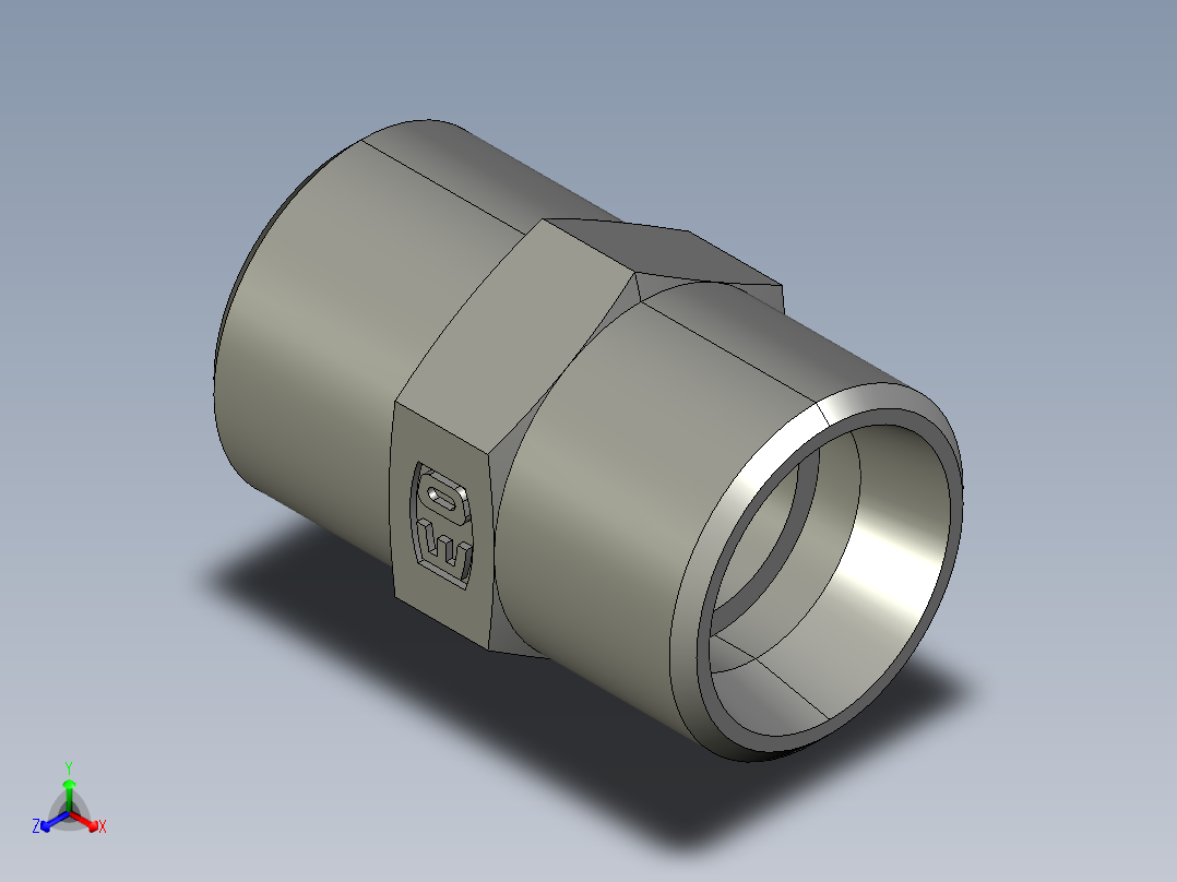 卡套式工业通用硬管接头EO Union G10LLCFX主视图