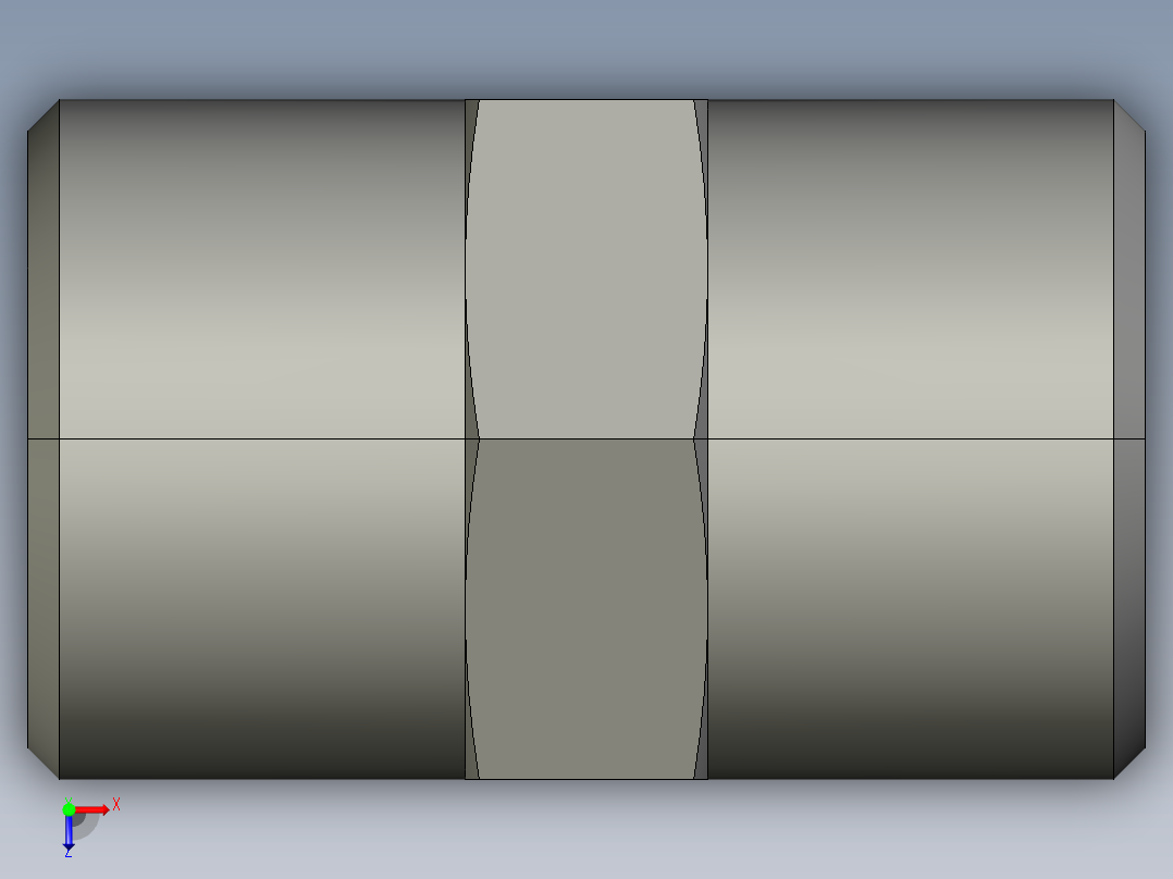卡套式工业通用硬管接头EO Union G10LLCFX俯视图