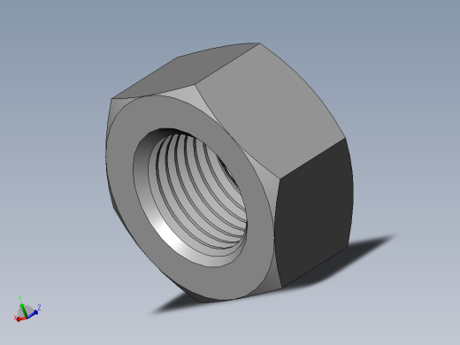 DIN 934 螺母-M52 Nut.SLDPRT