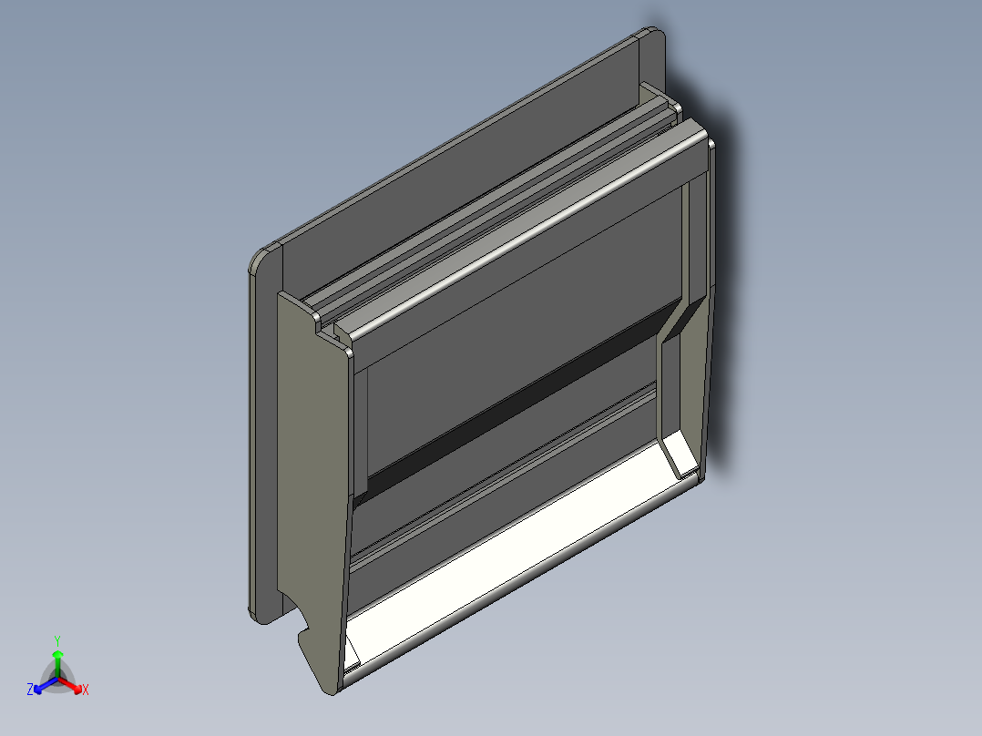 盤式取手(A)SG-3D多系列多零件图纸模型主视图
