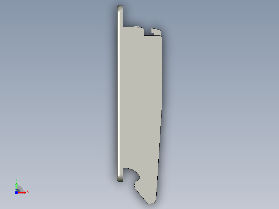 盤式取手(A)SG-3D多系列多零件图纸模型前视图