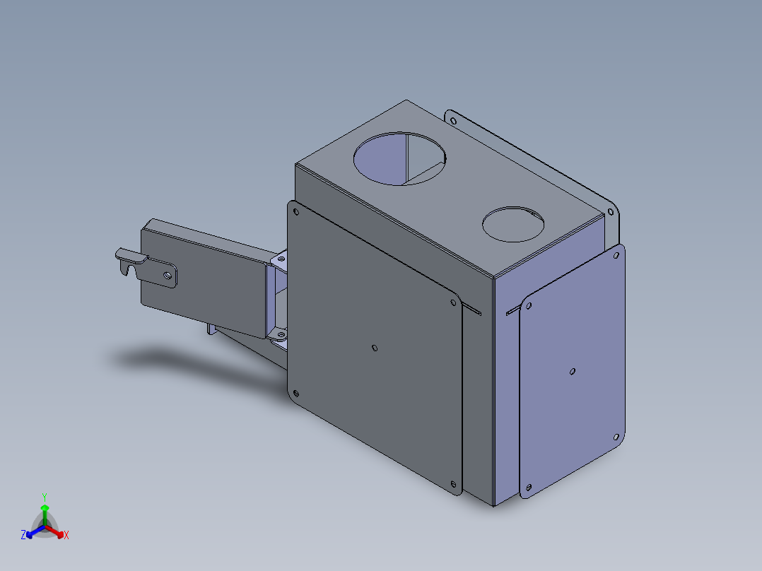 炉子正等轴测图