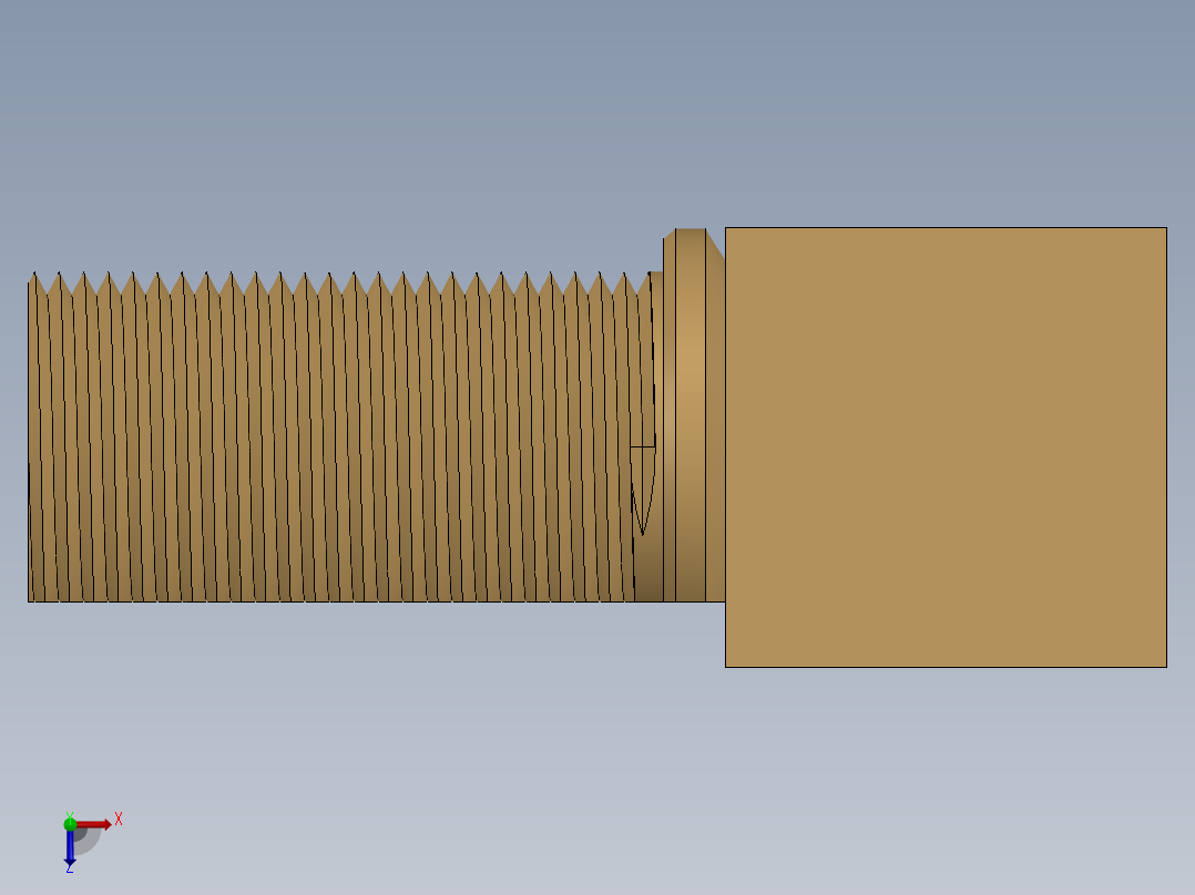 SMA接口57俯视图