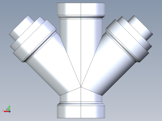 船舶管路系统S8_SeaDrainPLUS_DoubleReducingWye-SxSxSxS_37E263531_3x3x1-1-2x1-1-2in Sea Drain Plus - Double Reducing Wye - SxSxSxS后视缩略图