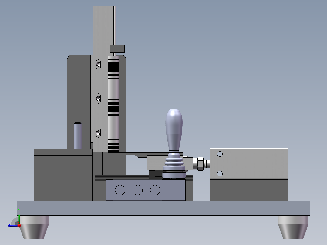 E型卡簧压装机右视图