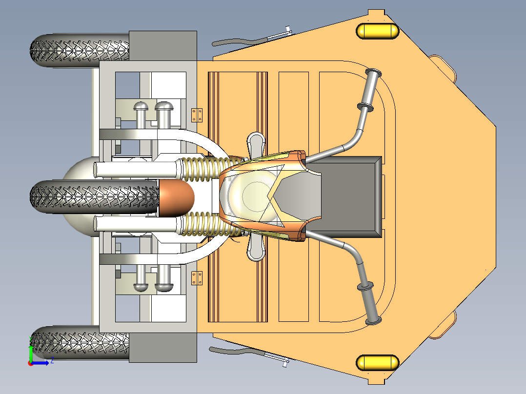 三轮垃圾运转车--x_t左视图