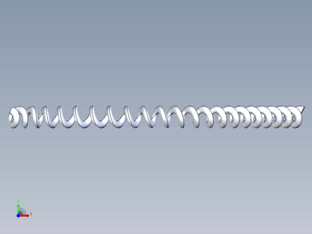 螺旋电缆前视图