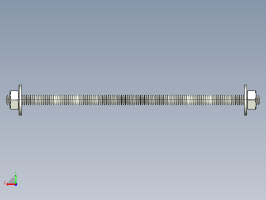 紧固件-STEP 0.2500 All-Thread后视缩略图