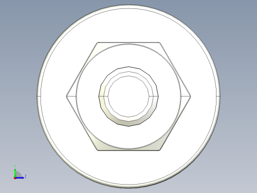 紧固件-STEP 0.2500 All-Thread左视缩略图