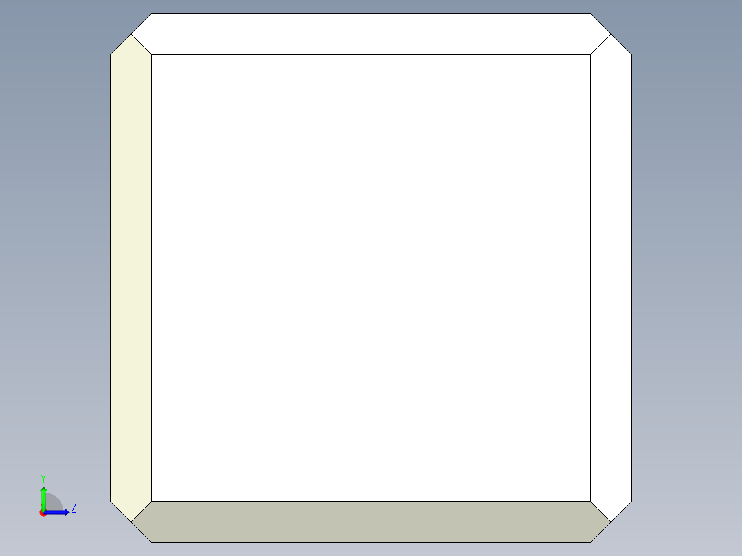 定位配件2310-3D多系列多零件图纸模型左视图