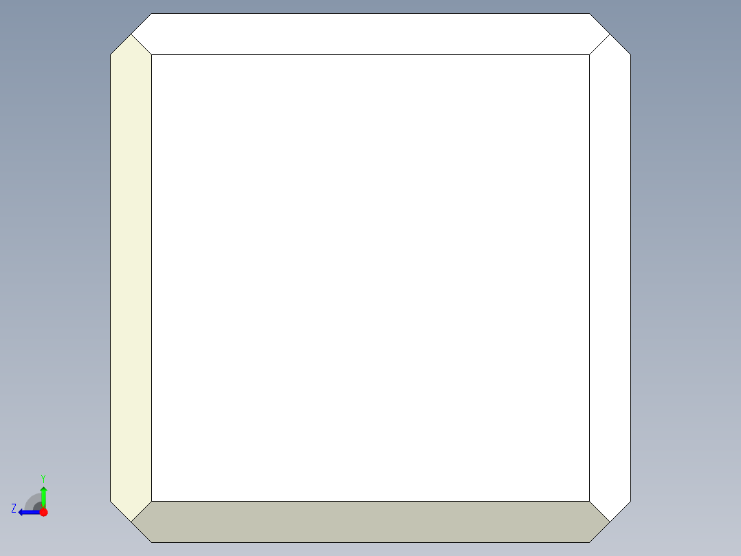 定位配件2310-3D多系列多零件图纸模型右视图