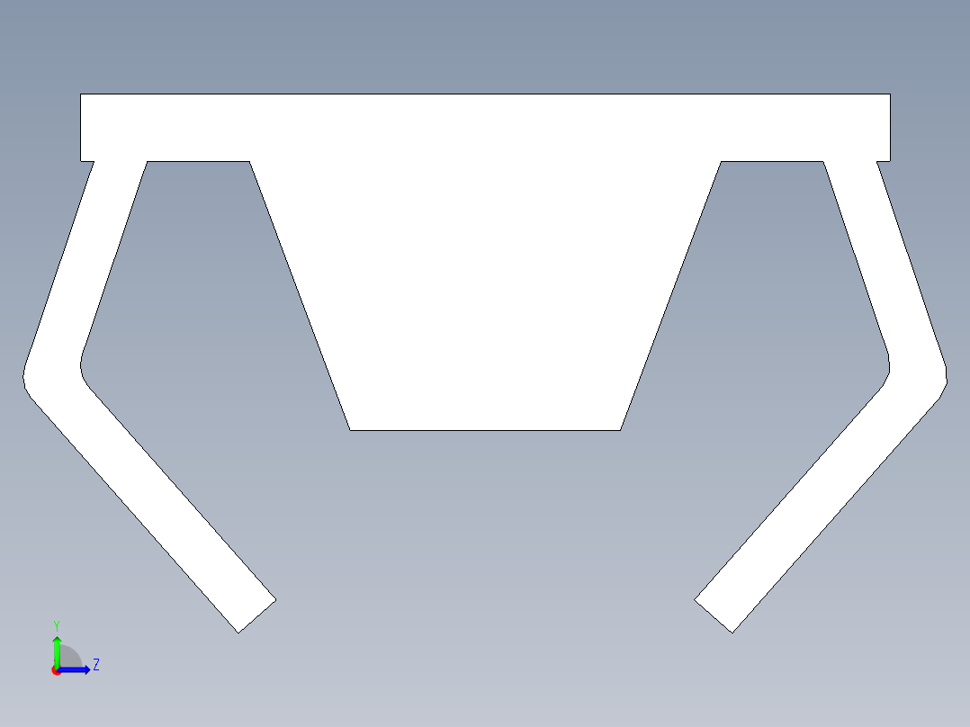 型材-BR 6 SLOT ALUMINIUM INFILL PROFILE 3842523254.STEP左视图