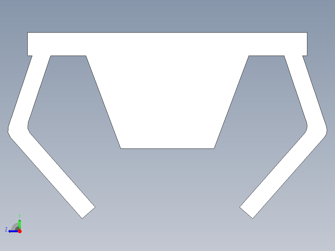 型材-BR 6 SLOT ALUMINIUM INFILL PROFILE 3842523254.STEP右视图