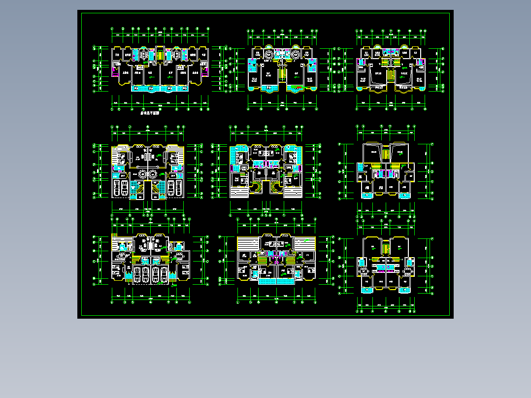 复式楼户型图纸