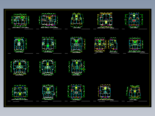 多层住宅户型图