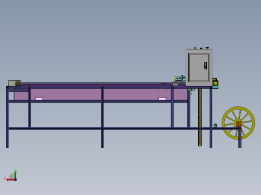 编织带裁断机（sw18+cad+bom）后视缩略图