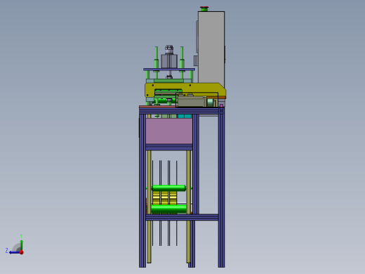 编织带裁断机（sw18+cad+bom）右视缩略图