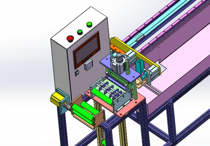 编织带裁断机（sw18+cad+bom）