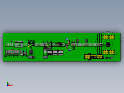 空调全自动包装线sw18可编辑前视缩略图