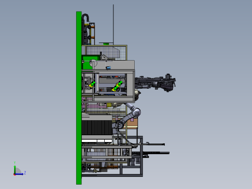 空调全自动包装线sw18可编辑左视缩略图