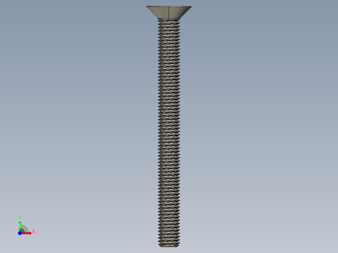 Screw_ISO_10642_M10x110_A2.STEP前视图